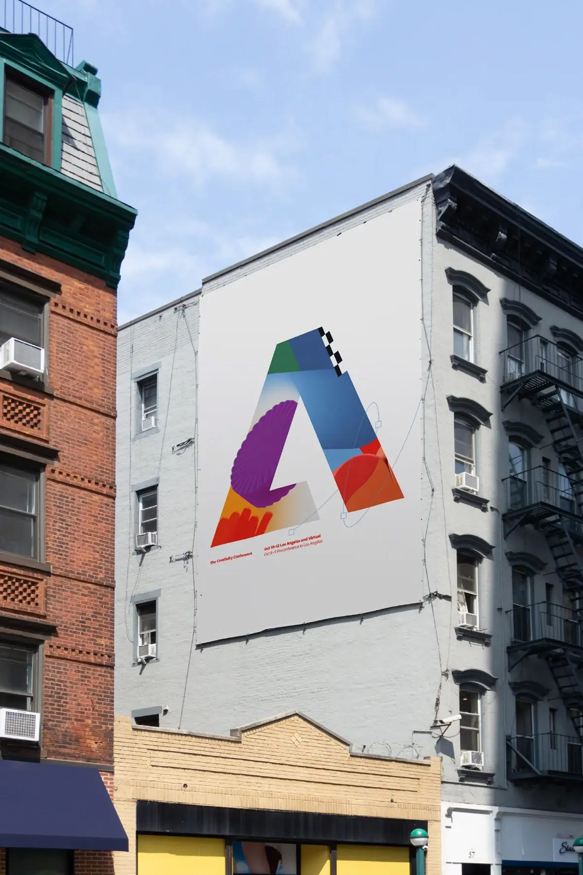 MAX mural on the side of a building