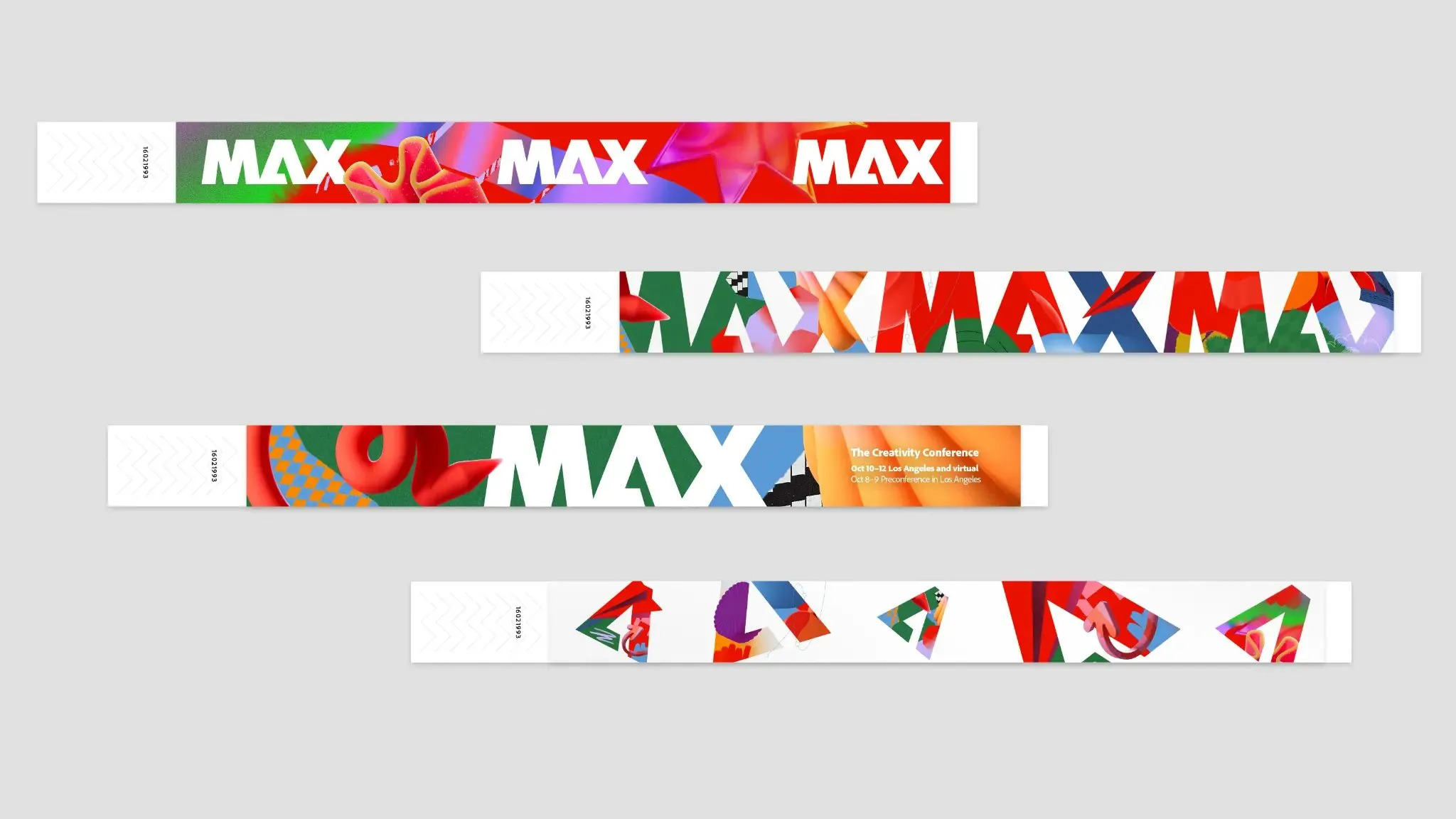 MAX event wristbands