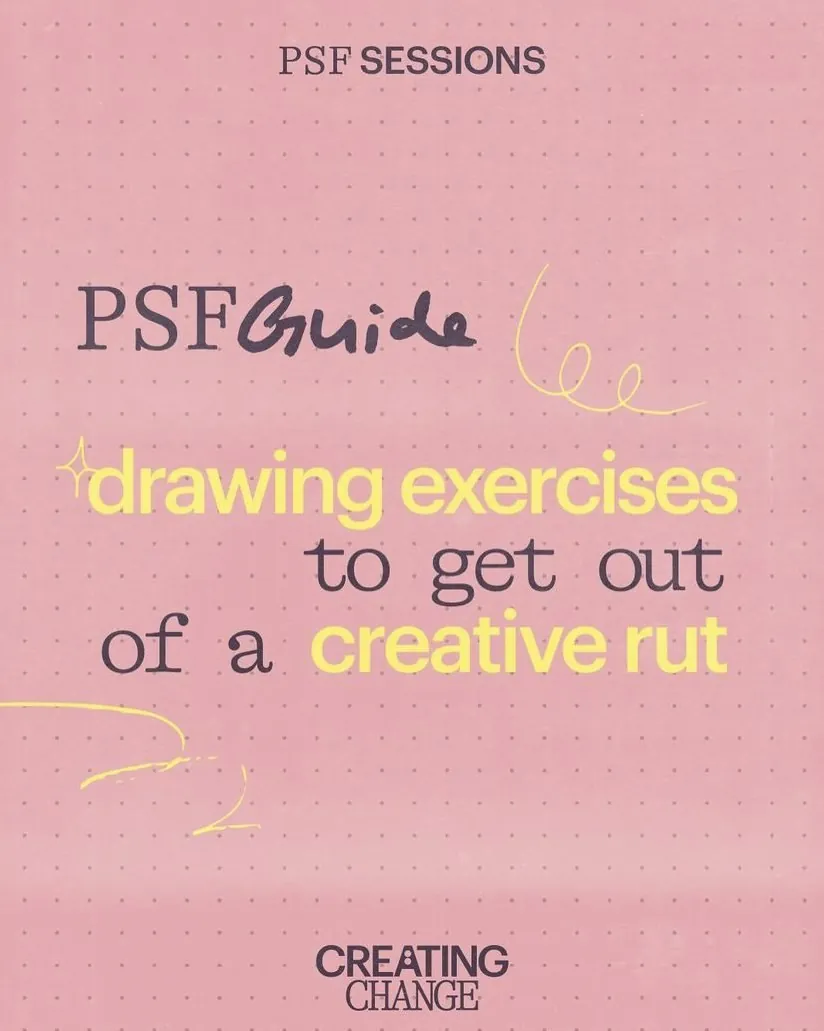 PSF Guide: drawing exercises to get out of a creative rut